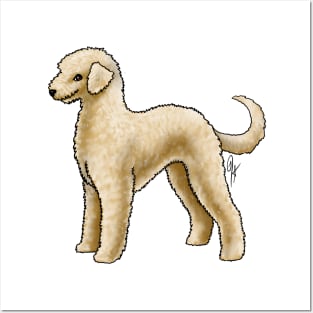 Dog - Bedlington Terrier - Unclipped Sandy Posters and Art